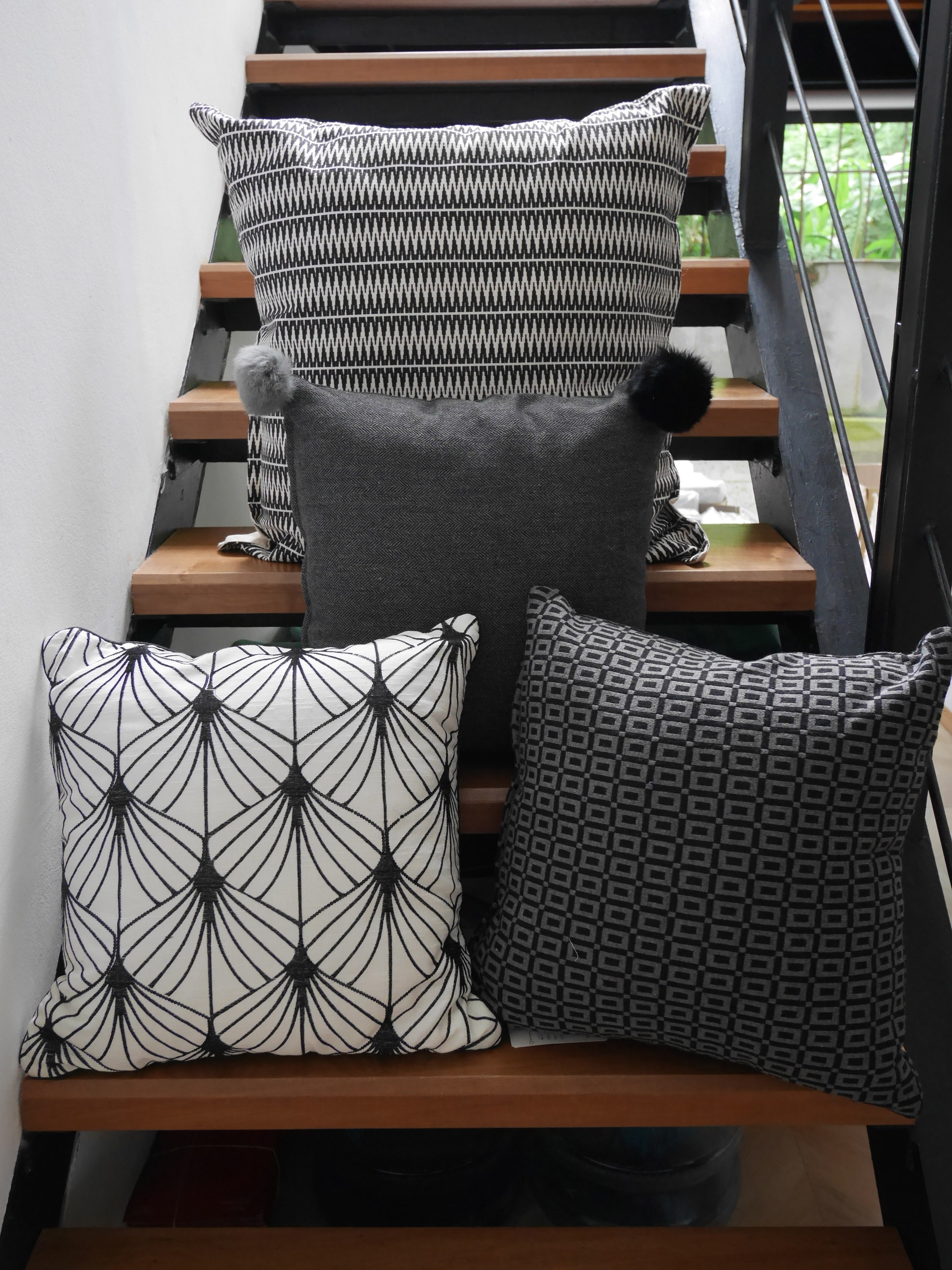 Graphic pillows